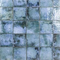 Angela Harris Blue Polished Wall Tile 30+sqft