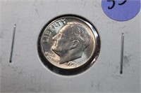 1955-S Uncirculated Roosevelt Silver Dime