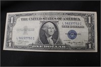 1935A $1 Silver Certificate Bank Note