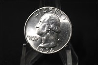 1954 Uncirculated Washington Silver Quarter