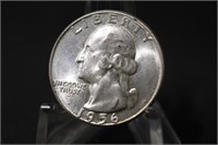 1956 Uncirculated Washington Silver Quarter