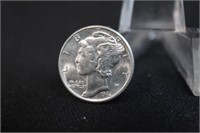 1944 Uncirculated Mercury Silver Dime
