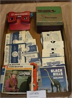 2 VTG. VIEWMASTER TOYS W/SEVERAL SLIDES