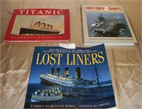LOT OF 3 SHIP BOOKS
