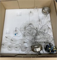 Multi-Globe Light Fixture-Broken Globes-Untested