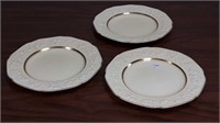 3 Crown ducal Florentine plates made in