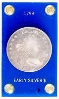 Coin 1799 United States Bust Silver Dollar - RARE!