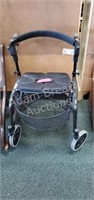 Nexus folding Walker / chair combo with basket