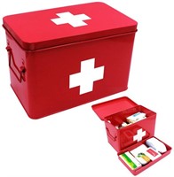 Vintage Tin First Aid Box