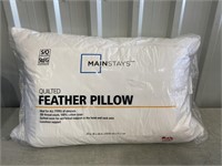 Quilted Feather Pillow