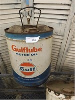 LG GULF OIL PETROLEUM CAN