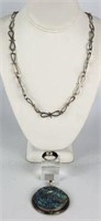 Sterling Chain, Pendant & Ring