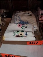 FLAT OF VTG. PILLOW CASES