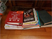 FLAT OF COOK BOOKS & OTHERS