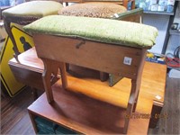Handmade Storage Stool Bench