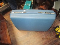 Blue Samsonite Hardshell Suitcase