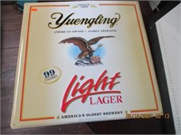 Tin Yuengling Beer Sign