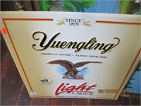 Tin Yuengling Beer Sign