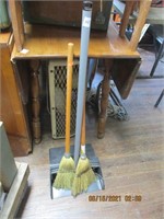 2 Mini Brooms & 1 Dust Pan w/Handle