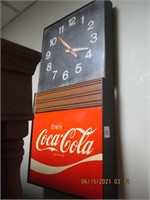 Vtg. Coca Cola Clock