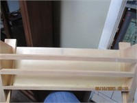 Handmade Wooden Wall Rack-34.5W x 18T