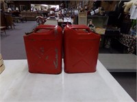 2 - 5gal gas cans