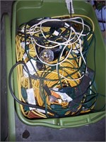 LARGE TOTE OF EXTENSION CORDS