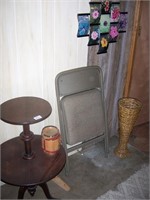 WALL DECOR, TABLE, FLODING CHAIR AND MORE