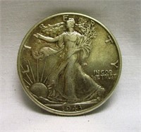 1943 VG+ Walking Liberty Silver Half Dollar
