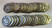 $10 (40) Mixed Dates Washington Silver Quarters