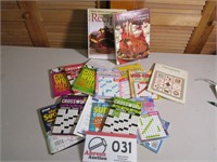 Cookbooks (2) & 10 Plus Puzzles, Books