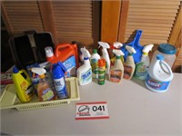 Cleaning Supplies w/ average 1/2 Full