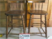 Chairs (2) @ 27 1/2" Tall