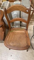 Antique side chair with a good re-caned seat