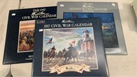 3 Mort Kunstler Civil War print calendars - 1997