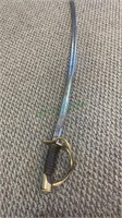 Civil War era sword - good solid brass pommel,