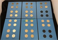 Coins - presidential golden dollar set - 40 coins,