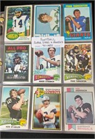Sports cards - 45 football stars and rookies,