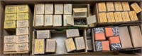 94 small boxes of vintage tiny nails - rare old
