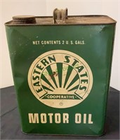 Vintage Western States Oil can - 2 gallons(1178)