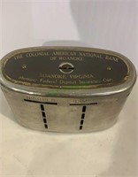 Antique coin bank - the Traveling Teller - the