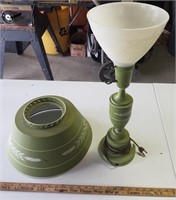 Vintage Green Lamp