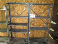 Metal Shelves (2 sets) 12" x 30" x 60"