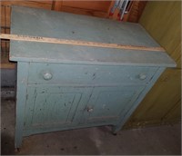 Vintage Blue Gray Dresser