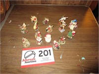 Rockwell Christmas Ornaments (15 Pieces)