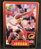 1996 Upper Deck Michael Jordan metal card  No. 4
