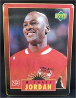 1996 Upper Deck Michael Jordan metal card  No. 1