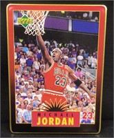1996 Upper Deck Michael Jordan metal card  No. 2