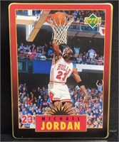 1996 Upper Deck Michael Jordan metal card  No. 3
