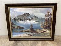 Nice Mountain-Scape Canvas Print -Not Painting